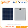 горячая распродажа панели солнечных батарей Поликристаллических 700 Вт с сертификатом IEC61215 61730 ТЮФ 